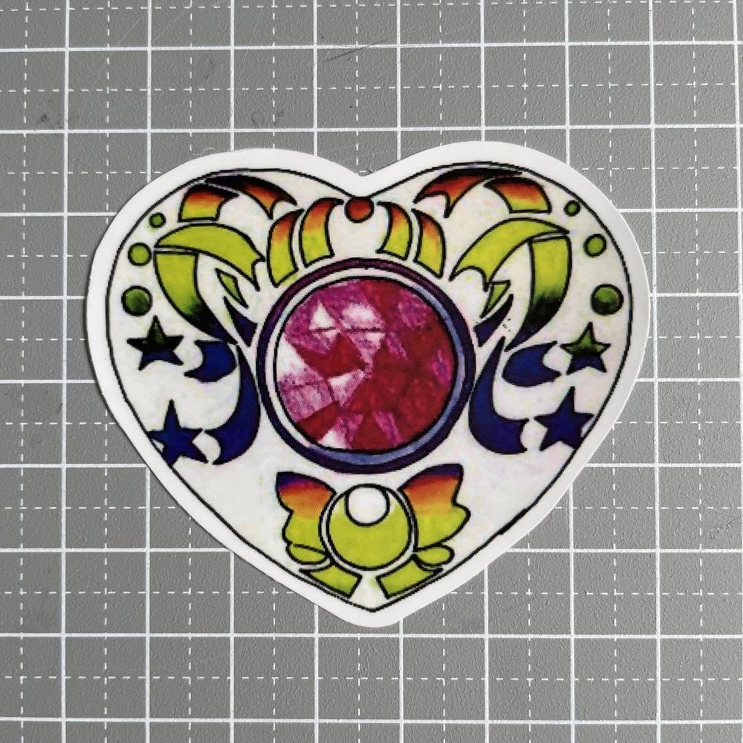 セーラームーン ハート型しーる Amazon.co.jp: s67 セーラームーン ステッカー シール コズミック